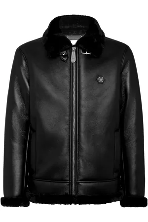 Philipp Plein Chamarra bomber con parche del logo