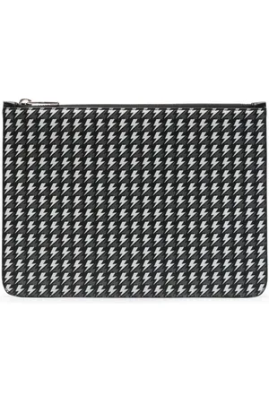 Neil Barrett Bolsa de mano con motivo Thunderbolt