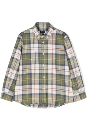 Il gufo Camisa con estampado cuadros