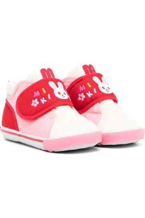 Miki House Zapatillas con logo bordado