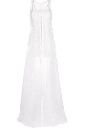 Jacquemus Vestido largo La Robe Dentelle