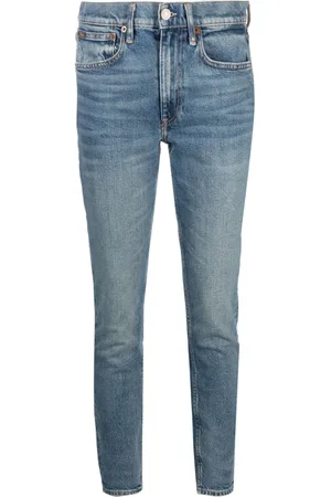 Ralph Lauren Skinny jeans con efecto lavado