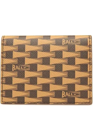 Bally Cartera plegable con detalle de banderines