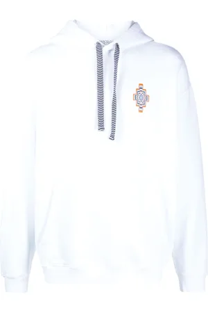 MARCELO BURLON Hoodie con logo bordado