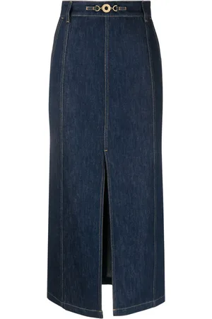 Patou Falda midi con detalle de abertura