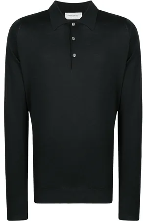 JOHN SMEDLEY Playera tipo polo tejida