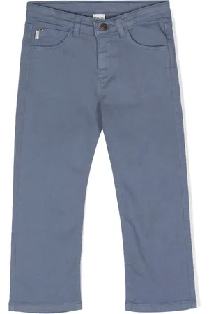 KNOT Pantalones rectos con parche del logo