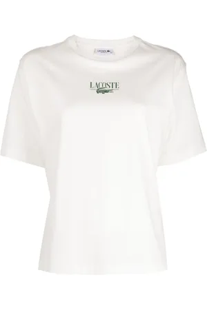 Lacoste Playera manga corta con logo estampado
