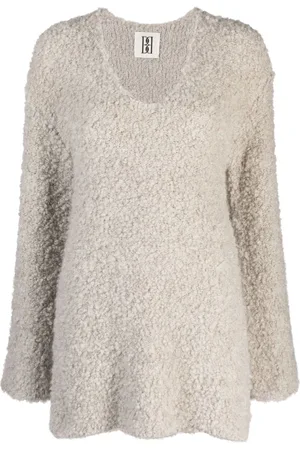 By Malene Birger Suéter de bouclé con cuello redondo