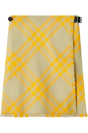 Burberry Kilt con motivo de cuadros