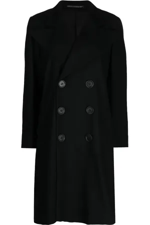 YOHJI YAMAMOTO Abrigo con doble botonadura