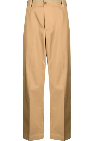 Maison Kitsuné Pantalones rectos con tiro medio