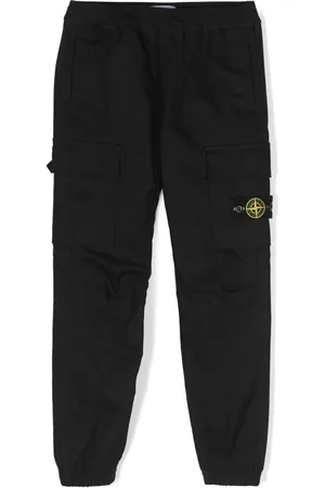 Stone Island Pantalones cargo con motivo Compass