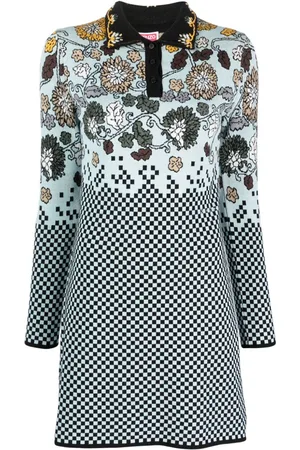 Kenzo Vestido corto Floral Archive