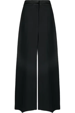 Khaite Pantalones palazzo con tiro alto