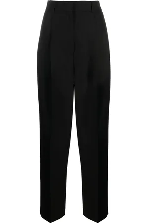 Totême Pantalones con tiro alto y pinzas