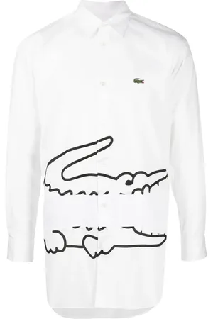 Comme des Garçons Camisa de x Lacoste