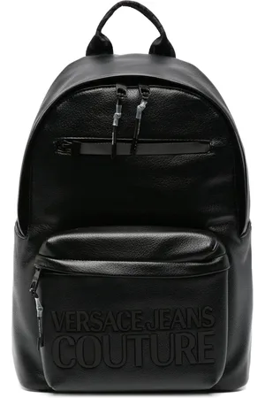 VERSACE Mochila con placa del logo