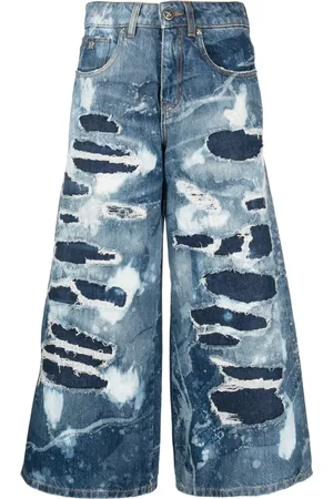 John Richmond Jeans con tiro medio y parche del logo