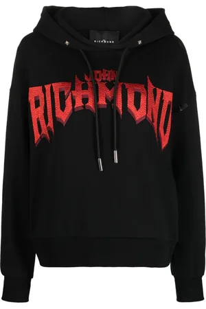 John Richmond Hoodie con logo estampado
