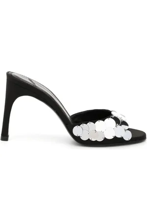COPERNI Mules satinados con detalles de lentejuelas