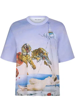 Paco rabanne Playera con estampado gráfico