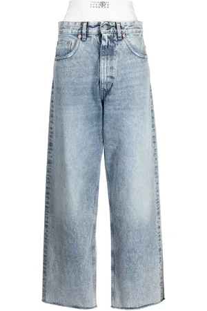Maison Margiela Jeans boyfriend con doble pretina
