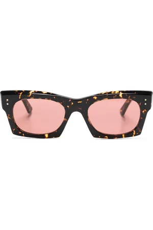 Marni Lentes de sol con armazón cuadrada estilo carey