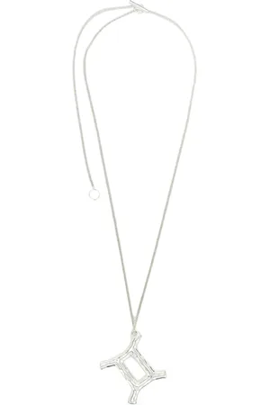 Jil Sander Collar de cadena con dije de zodíaco