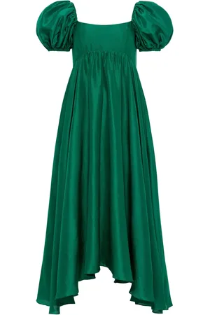 Azeeza Vestido de seda midi Rory