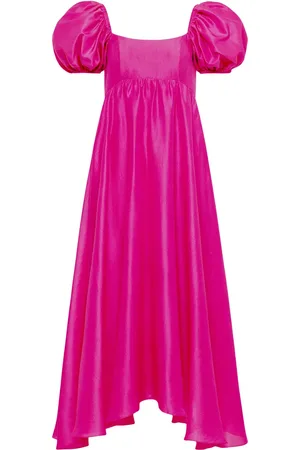 Azeeza Vestido de seda midi Rory