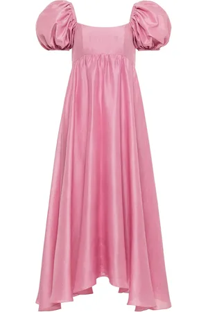 Azeeza Vestido de seda midi Rory