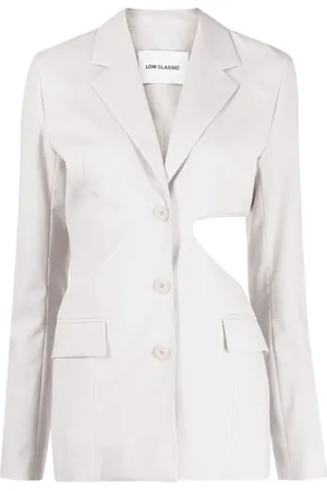 Low Classic Blazer con botones y aberturas