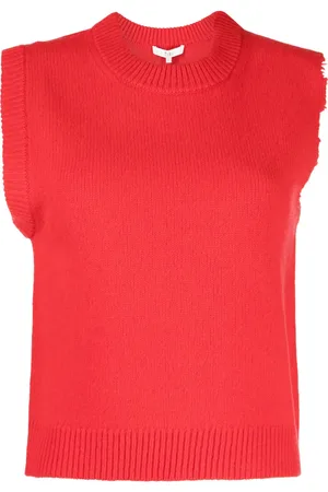 tibi Top con efecto envejecido