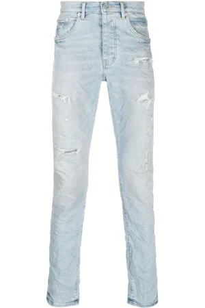 Purple Brand Jeans slim con efecto envejecido