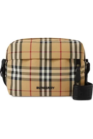 Burberry Bolsa de hombro con motivo de cuadros