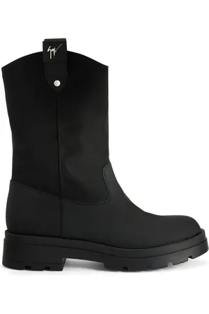 Giuseppe Zanotti Aldrien logo-plaque boots