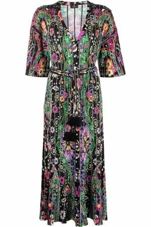 Etro Vestido con tejido floral