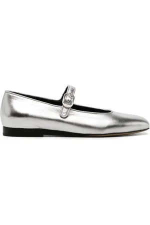 Le Monde Beryl Zapatos estilo Mary con efecto metalizado