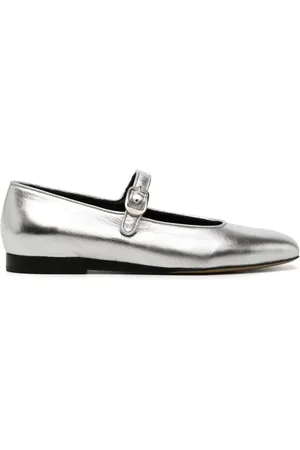 Le Monde Beryl Zapatos estilo Mary con efecto metalizado