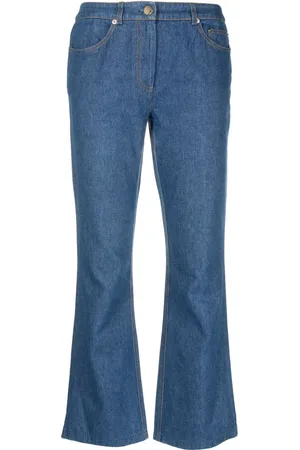 John Galliano Jeans capri con bolsillos de crochet 1990