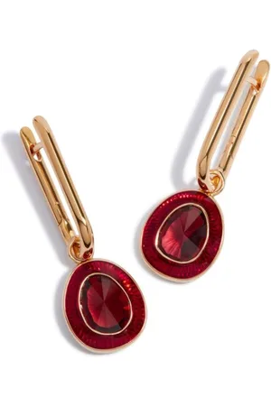 ANNOUSHKA Arracadas Knuckle en oro amarillo de 14kt