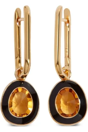 ANNOUSHKA Arracadas Knuckle en oro de 14kt