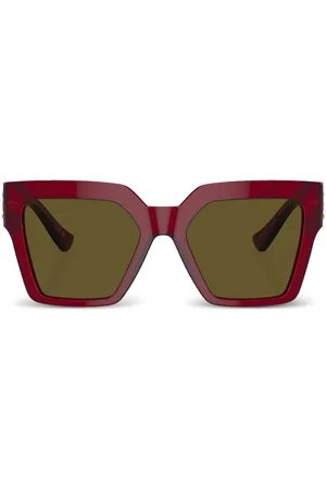 VERSACE Lentes de sol con armazón oversize y motivo Medusa