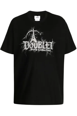 DOUBLET Playera con logo bordado