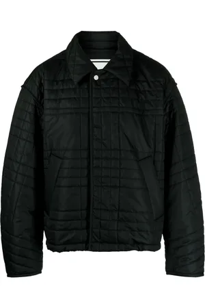 WOOYOUNGMI Logo-patch quilted bomber jacket