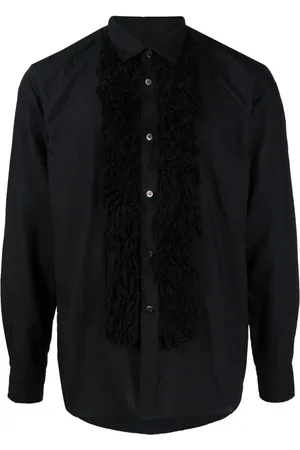 Comme des Garçons Camisa texturizada manga larga