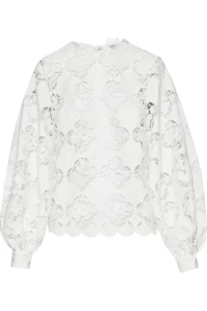 Oscar de la Renta Blusa Gardenia