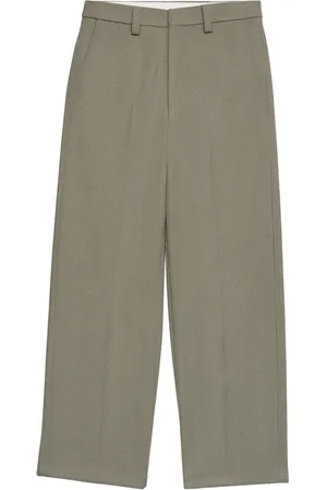 Ami Pantalones tejidos con diseño ancho