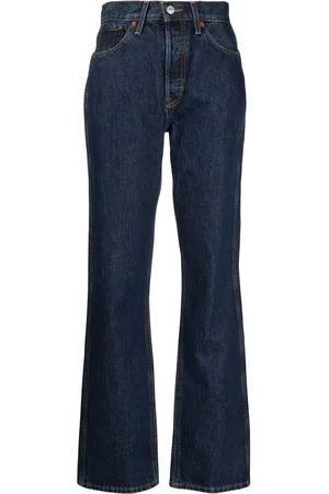 RE/DONE Jeans anchos con tiro alto
